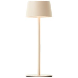 Moderne Außen Tischleuchte Beige, Petter, 2W, 3000K LED, IP44, 3-stufig dimmbar