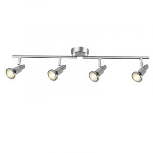 Metall Deckenstrahler Chrom, Robel, 7W, 3000K LED