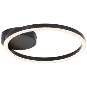 Design Deckenleuchte Schwarz, Maladon, 14W, 3000K LED