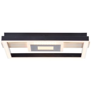 Design Deckenleuchte Schwarz, Zakiya, 24W, 3000K LED
