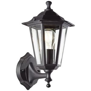Antik Außenleuchte Schwarz, Radha, IP44