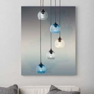 Design Pendelleuchte Mehrfarbig, Quinton