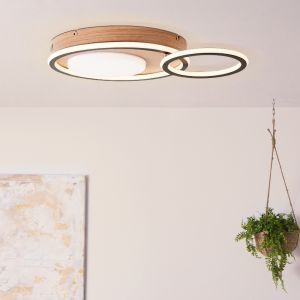 Moderne Deckenlampe Schwarz, Georgios, 48W, 3000K LED