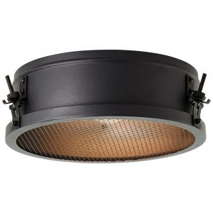 Industrielle Deckenlampe Schwarz, Gael