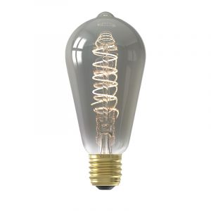 Grey Calex LED Edison Lampe, E27, 4W, 1800K (zusätzliches atmosphärisches Weiß), dimmbar