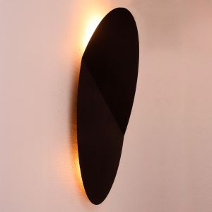 Moderne Wandleuchte Schwarz, Lizan