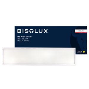 LED Panel 120x30 - 38W - 3000K - Back-lit