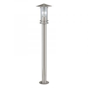 Silberne moderne Außenleuchte Edelstahl, Arabella, IP44