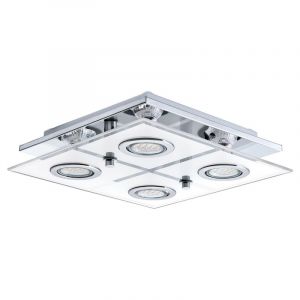 Chrom moderne Deckenlampe Glas, Lusie
