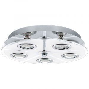 Chrom moderne Deckenlampe Glas, Lusie