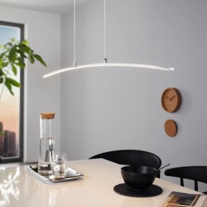 Chrom moderne Pendelleuchte Aluminium, Arantxa, 14W, 3000K LED