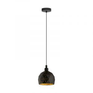 Schwarze moderne Pendelleuchte Stahl, Silva