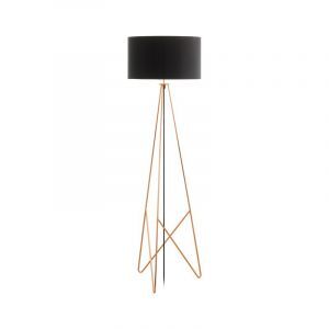 Kupfer design Stehlampe Metall, Viola, mit Schalter