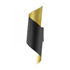 Goldene moderne Wandleuchte Stahl, Karlijn
