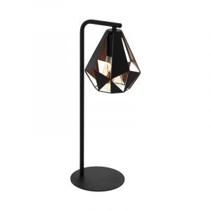 Schwarze design Tischleuchte Stahl, Acri, mit Schalter
