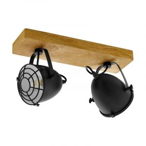 Holz Deckenstrahler Braun, Pasquale