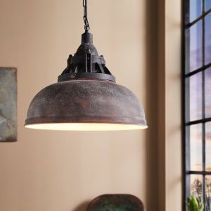 Braune landhaus Pendelleuchte Metall, Ajdin