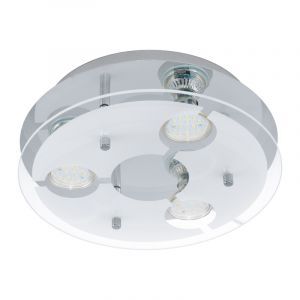 Chrom moderne Deckenlampe Edelstahl, Annelinde