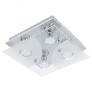 Chrom moderne Deckenlampe Edelstahl, Annelinde