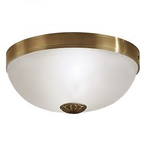 Bronze antik Deckenlampe Glas, Esca