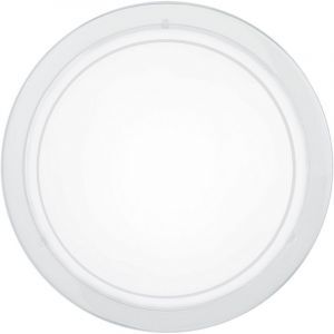 Weiße Deckenlampe Glas, Agena