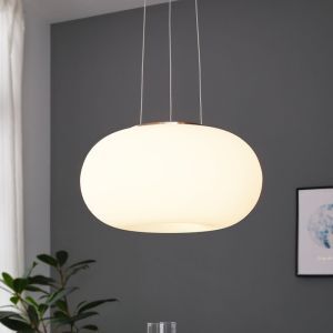 Nickel design Pendelleuchte Glas, Skyler