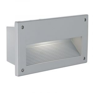 Weiße Wandeinbauleuchte Außen Aluminium, Anke, IP44