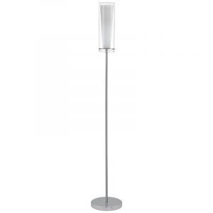 Chrom design Stehlampe Glas, Barceno, mit Schalter