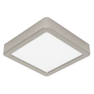 Nickel Deckenlampe Kunststoff, Geraldo, 11W, 3000K LED