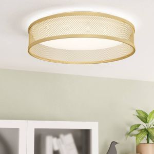 Messing Deckenlampe Stahl, Jolene, 20W, 3000K LED