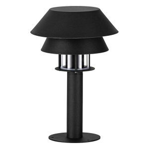 Schwarze Außenleuchte Stahl, Cindy, IP65
