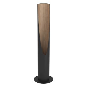 Braune moderne Tischleuchte Aluminium, Aloysius, mit Schalter