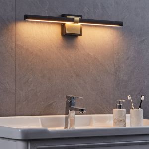 Messing moderne Wandleuchte Badezimmer Stahl, Natasha, 11W, 3000K LED, IP44