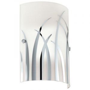 Weiße design Wandleuchte Glas, Ilyas
