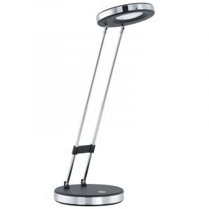 Schwarze moderne Schreibtischlampe Kunststoff, Arie, 3W, 3000K LED, mit Schalter
