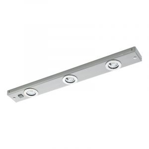 Nickel moderne Deckenleuchte Metall, Jary, 2W, 3000K LED, mit Schalter