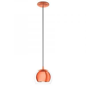 Kupfer design Pendelleuchte Glas, Iroma