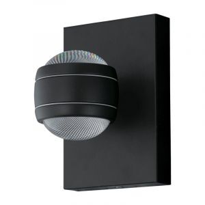 Schwarze Außenleuchte Kunststoff, Bastien, IP44
