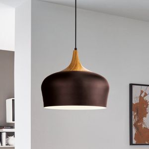 Braune moderne Pendelleuchte Metall, Annemarije