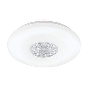 Weiße moderne Deckenleuchte Kunststoff, Carmela, 24W, 3000K LED
