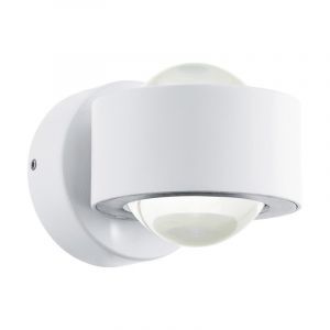 Weiße Up down Wandleuchte Glas, Beerd, 3W, 3000K LED