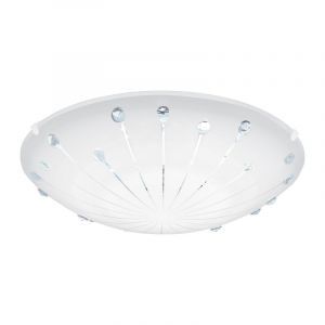 Weiße Deckenleuchte Glas, Bennet, 11W, 3000K LED