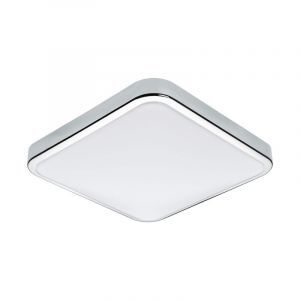 Chrom Wandleuchte Kunststoff, Beyza, 16W, 3000K LED, IP44