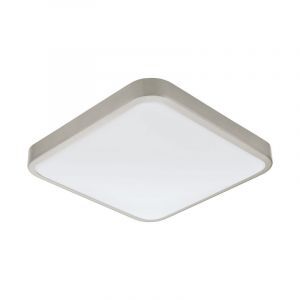 Nickel Wandleuchte Kunststoff, Beyza, 16W, 3000K LED, IP44
