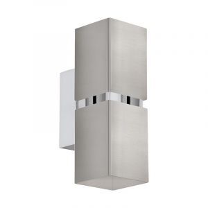 Nickel moderne Up down Wandleuchte Metall, Annely
