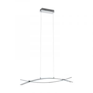 Chrom moderne Pendelleuchte Aluminium, Josua, 9W, 3000K LED