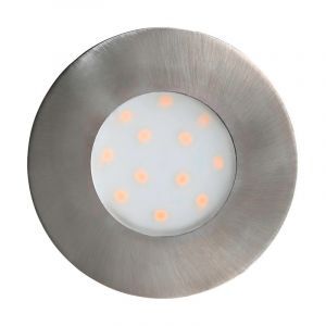 Nickel Badezimmer Einbaustrahler Kunststoff, Alan, IP44