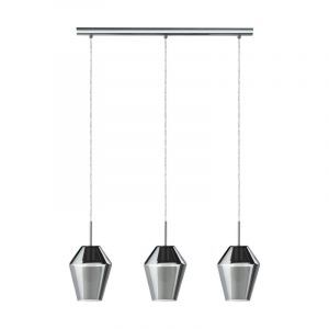 Graue moderne Pendelleuchte Glas, Carl