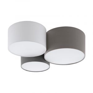 Weiße moderne Deckenlampe Stahl, Regina
