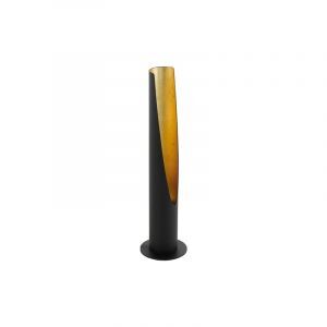 Goldene moderne Tischleuchte Stahl, Aloysius, mit Schalter